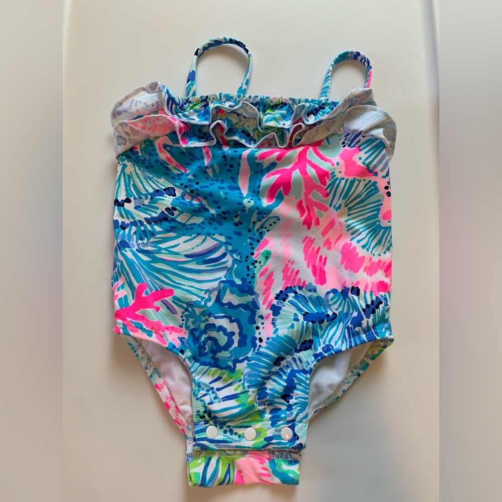 Lilly Pulitzer Baby Swimsuit, size 3-6 months